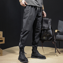 Autumn thin casual pants men Korean version of the trend Ruffian ankle-length pants loose size quick dry Haren pants men Wild