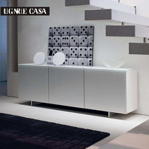 Locker simple modern fashion gray piano paint futura side plate cupboard cabinet furniture custom