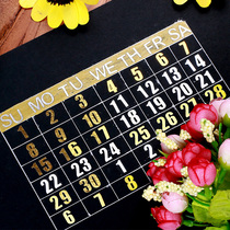 Handmade diy photo album accessories gorgeous bronzing silver number letter stickers life diary travel stickers