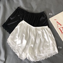 Summer thin girly silky skin lace safety pants womens 2021 new all-around anti-light bottoming shorts
