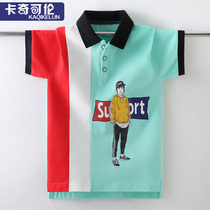 Children polo shirt summer clothing boy t-shirt short sleeve pure cotton CUHK child half sleeve boy compassionate child blouses