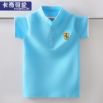 Boy short sleeve T-shirt Summer 2022 new 8 Childrens handsome blouse 12 CUHK Tong Leisure Summer clothing Boy 15 years old