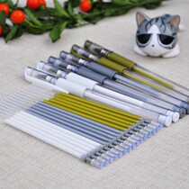 Gold and silver white refill black cardboard special highlight pen hand-painted design diy hook line pen creative calligraphy