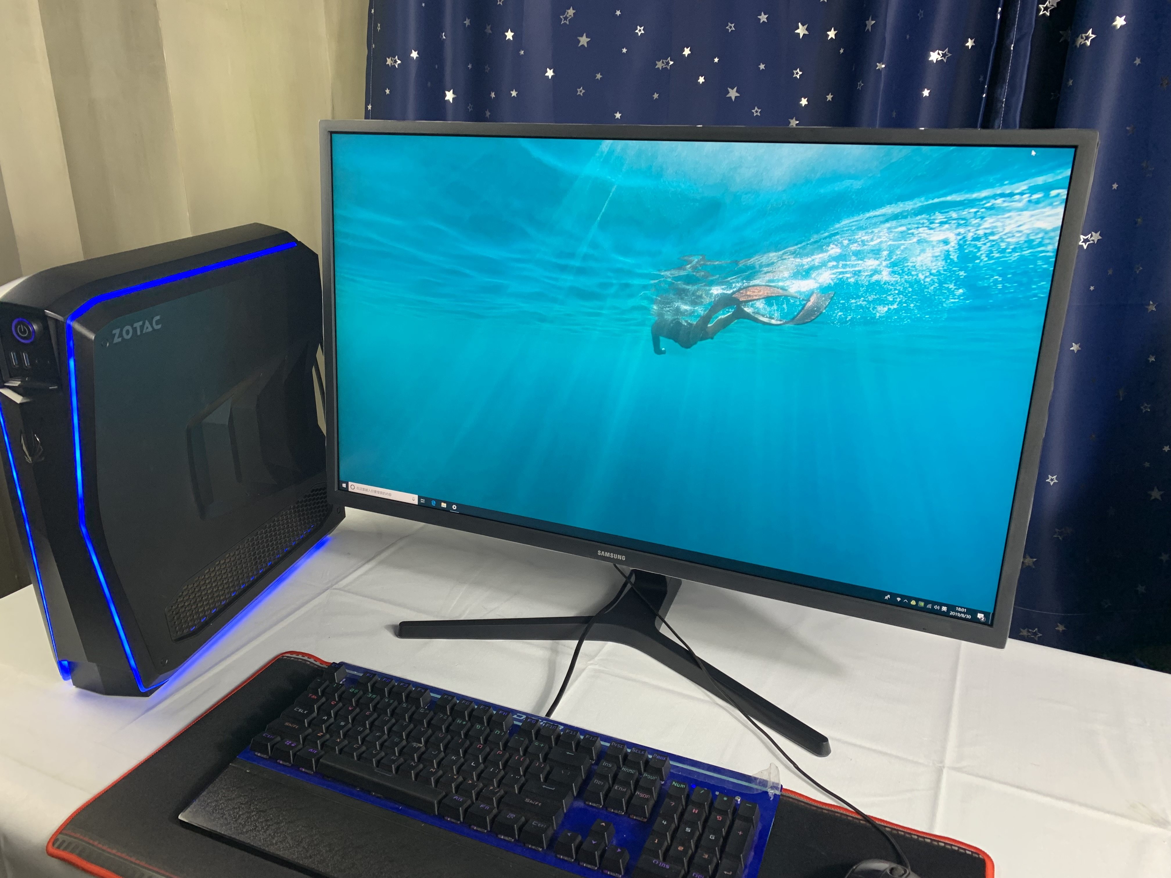 游戏办公两不误三星4k高分显示器