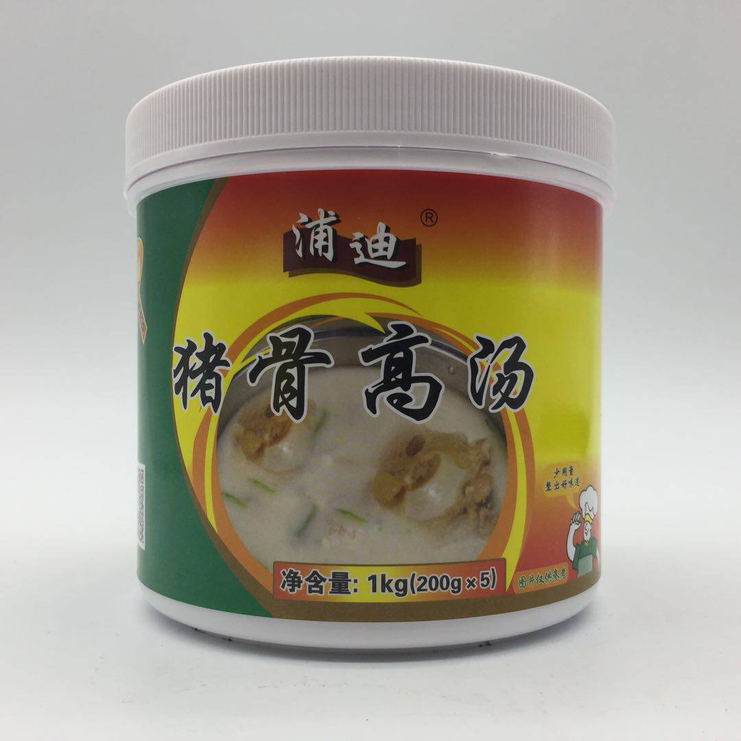 浦迪猪骨高汤食品添加剂香精香料食用猪骨膏大骨头白汤1000g