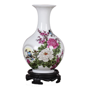 花瓶摆件客厅插花小清新景德镇陶瓷器现代桌面装饰品创意家居工艺