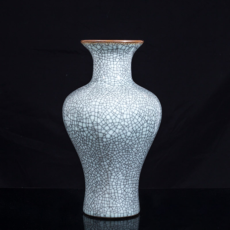 Rice lu, jingdezhen ceramic ice crack glaze vase creative Chinese sitting room porch decoration flower arranging household furnishing articles