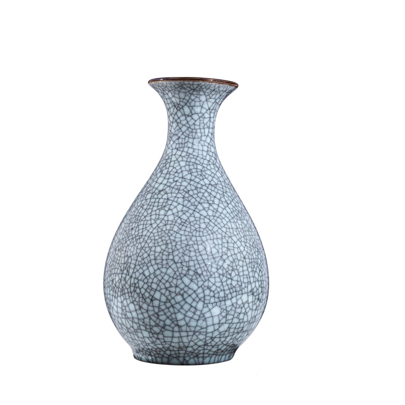 Rice lu, jingdezhen ceramic ice crack glaze vase creative Chinese sitting room porch decoration flower arranging household furnishing articles