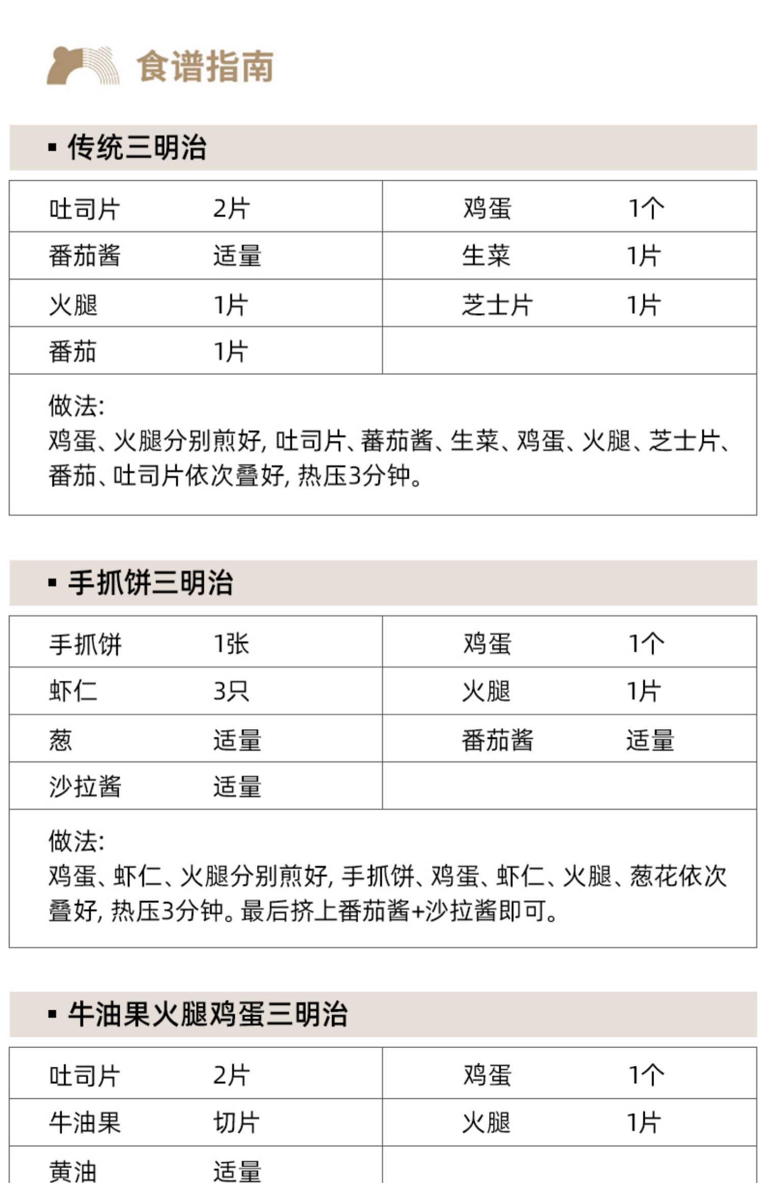 小熊三明治早餐机家用加厚三明治机多功能烤面包机新款多士炉吐司