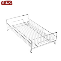 41CM long single-layer tableware drain basket dish rack Fruit rack Kitchen practical shelf bracket storage