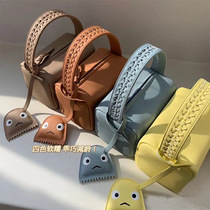 Small Crowddesign Weave With Pillow Bag Hand Small Square Bag Woman 2022 Chunxia New Years Popular Bag of the Year