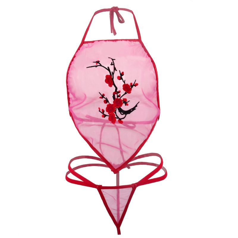 梦欲情趣内衣肚兜女士性感成人套古代宫廷骚肚兜式吊带火辣红兜兜