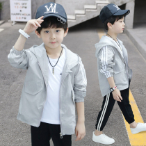 Boys Sunscreen Clothes Summer 2021 New Breathable Thin Coats for Children Sunscreen Clothing Skin Tide