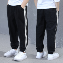 Boys' pants Spring and Autumn Festival 2021 New Korean version of the discontinuous trousers for boys and boys in sports