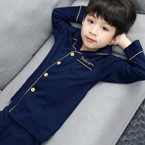 Children's Pajamas Spring Autumn Pure Cotton Boys Long Sleeve Fall 2022 New Home Clothes Children Boys Autumn Winter Mode