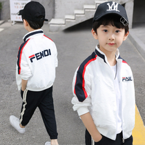 Boy Sunscreen Clothes 2021 New Childrens Clothing Western Style Summer Thin Coat Children Korean Skin Tide
