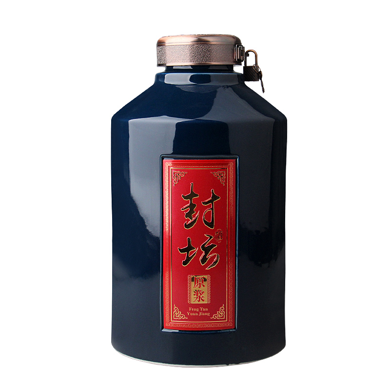 Jingdezhen ceramic bottle 1 catty 2 jins of 3 kg 5 jins of 10 jins of high - grade ceramic seal wine jar of empty wine bottles