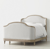 American solid wood childrens bed 1 35 meters oak bed French country 1 5 meters single double bed male and female childrens princess bed