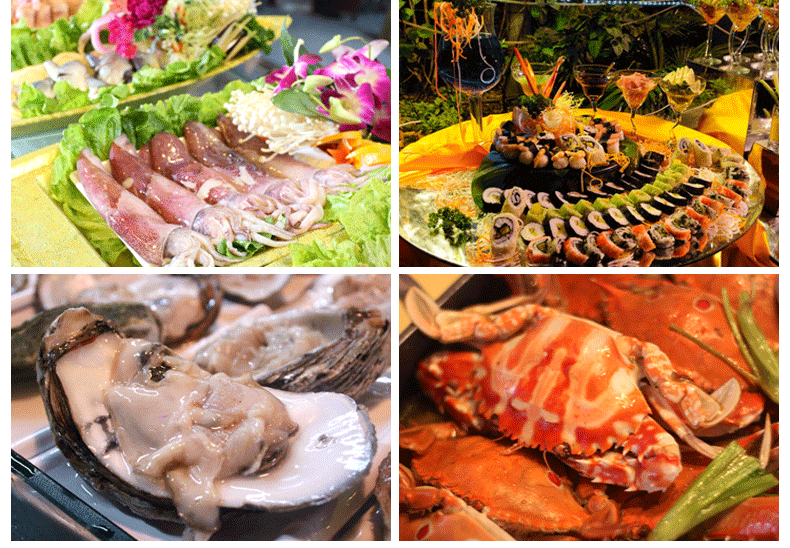 自助晚餐/三亚湾胜意大酒店海鲜bbq自助晚餐或午餐海鲜任吃!
