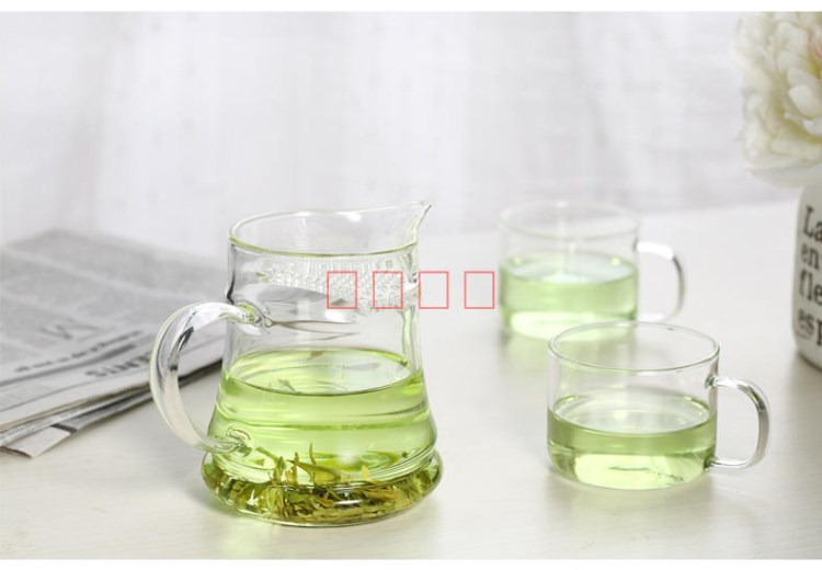 More heat - resistant glass filter points tea fair crescent cups of green tea tea tea cup cup leakage one office