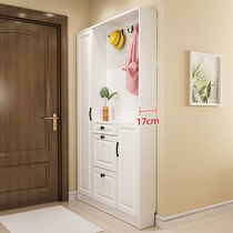 Shoe cabinet Simple modern foyer cabinet ultra-thin dump household door large-capacity shoe cabinet entry door entrance cabinet