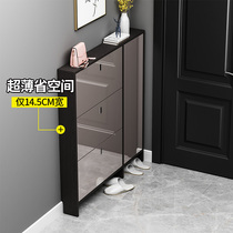 Ultra-thin dump shoe cabinet household doorway outside corridor space-saving simple storage artifact into the household economical entrance cabinet