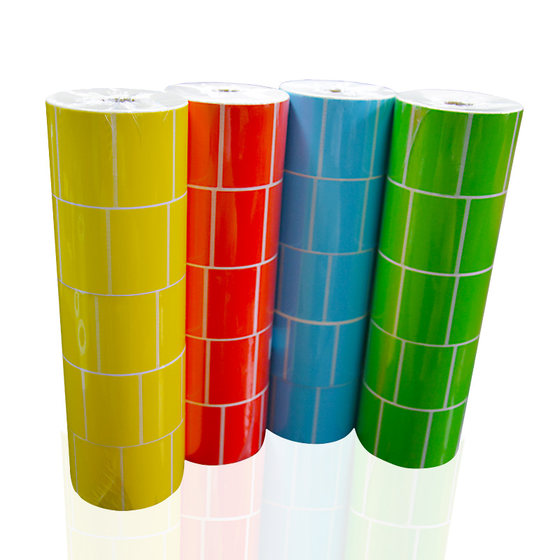 Naiheng 컬러 코팅 용지 자체 접착 레이블 60mm*40mm*1100 바코드 용지 레이블 용지 다중 색상 Naiheng 컬러 코팅 용지 자체 접착 레이블 60mm*40mm*1100 바코드 용지 레이블 용지 다중 색상