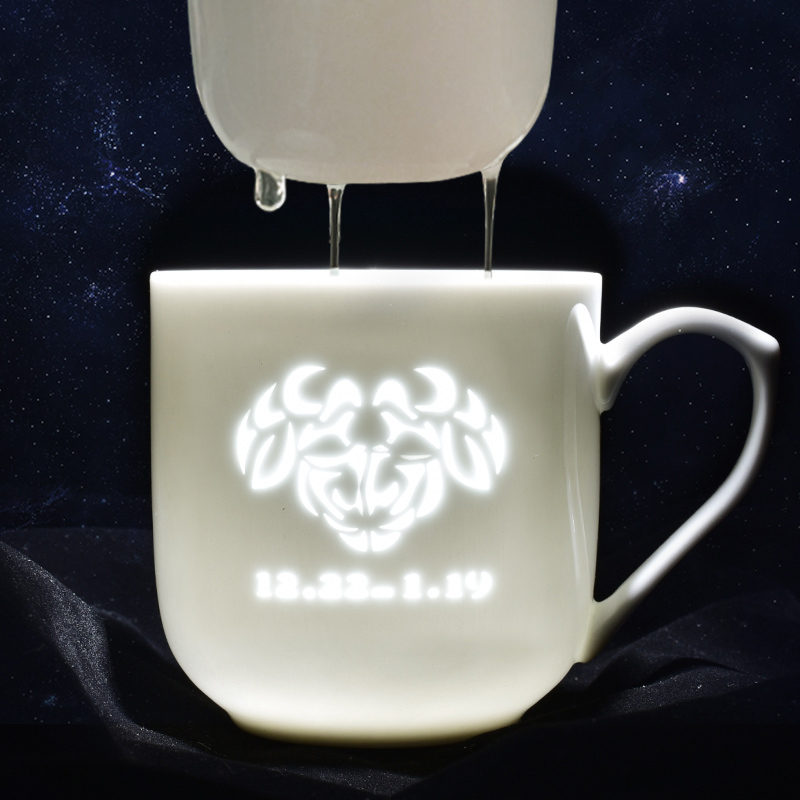 Ceramic cups single master cup town jingdezhen Ceramic cup tea tea cup single Capricorn constellation