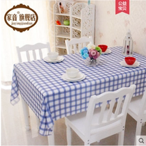 Home music Scottish Plaid tablecloth waterproof and oil-proof disposable tablecloth tea table cloth PVC table cloth plastic table flag