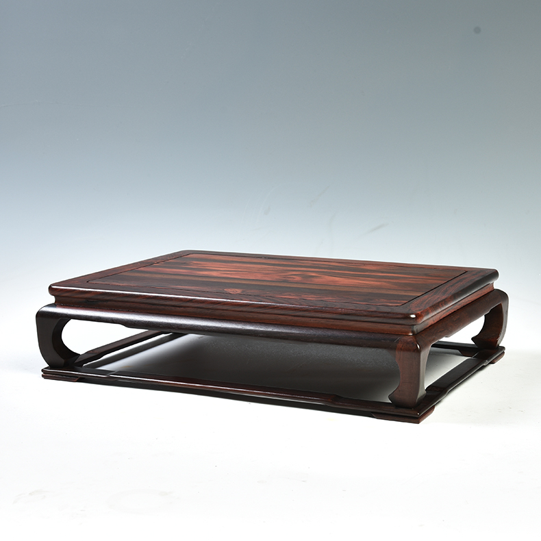 Red mahogany acid branch base tank base it flowers miniascape base solid wood carved wooden furnishing articles base rectangle