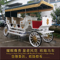 New European-style sightseeing carriage film and television props wedding scenic spot hotel reception Real Estate outdoor decoration Electric