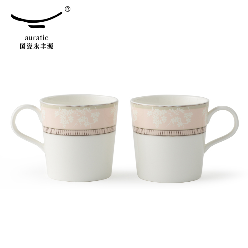 The porcelain stimulation yongfeng source a year of fine ceramic coffee cups and saucers ceramic cup printing small pure and fresh and mugs