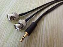 3 5 one point two 3 5 Turn double BNC Q9 audio line small three core to double BNC Public audio and video signal line