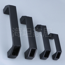 Heitan industrial handle black aluminum alloy toolbox handle PL006 middle cabinet handle Bridge handle