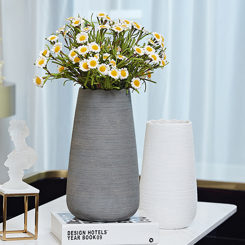 Modern ceramics small place, creative living room large vases, flower arranging machine table north European style home decoration