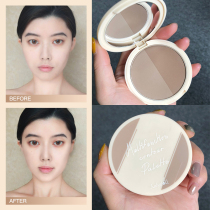 JudydoLL Orange Orange Solid Light Shadow Color Repair Powder Pie Solid Side Shadow Powder Grey Brown Decorated Complexion