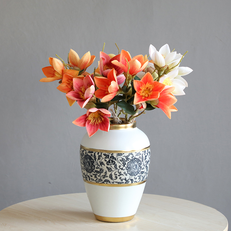 New Chinese style furnishing articles ceramic vase Nordic creative contracted sitting room small flower arranging fresh ground decoration household act the role ofing is tasted