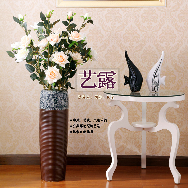 Modern European art ceramics of large vase jingdezhen I and contracted sitting room soft outfit restoring ancient ways furnishing articles