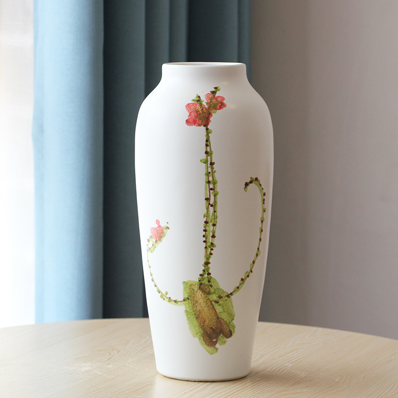 I and contracted new Chinese hand - made ceramics vase model household adornment desktop furnishing articles dry flower flowers in the living room