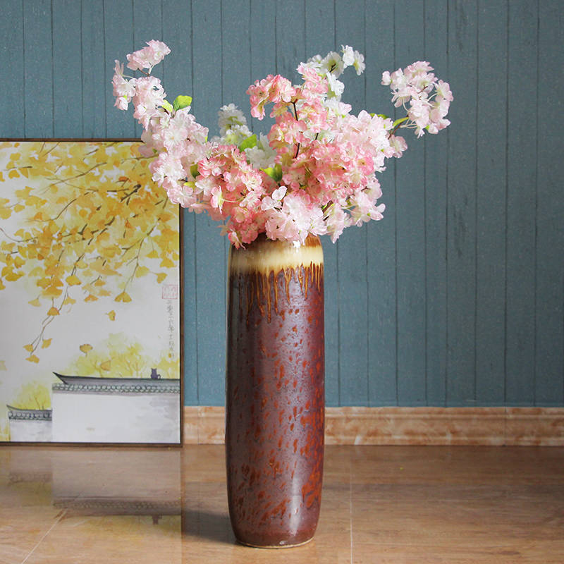 American Chinese style restoring ancient ways of large European ceramics jingdezhen porcelain vase flowers in the sitting room porch decorate furnishing articles