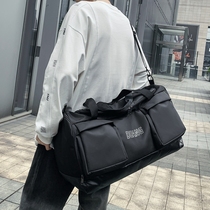 Short Travel Bag Male Students Hand Luggage Bag Light Travel Bag Large Capacity Dry And Wet Separation Sports Fitness Bag