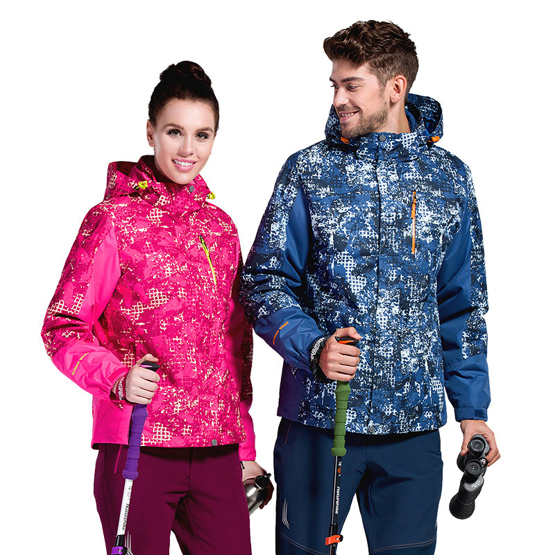 冬季三合一冲锋衣男户外加厚情侣滑雪登山服女防水透气保暖两件套产品展示图1