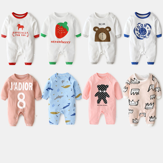 Newborn clothes, autumn and winter, warm men and women, baby, clothes, cotton, romper, infant, baby, jumpsuit, thickening Newborn clothes, autumn and winter, warm men and women, baby, clothes, cotton, romper, infant, baby, jumpsuit, thickening