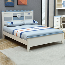 Childrens Bed Boys 1 35m Boys High Box Storage Single Bed 1 5 m Child Bed Furniture Combined with Full Solid Wood Bed