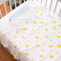 momscare newborn baby towel Super soft absorbent children gauze bath towel cotton cartoon baby cover four seasons