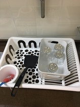 IKEA domestic Frenga dining utensils Filter drying rack Plate rack Bowl rack Drain drain rack Kitchen storage storage