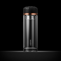 Redf double-layer glass mens transparent high-grade insulation teacup Personal office designer cup