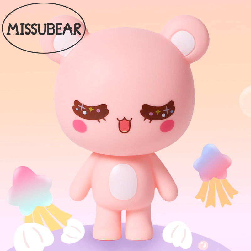 想念熊missu盲盒娃娃摆件公仔卡通可爱二次元手办送女生礼物