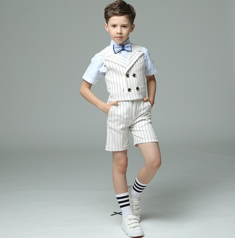 服装演出服小孩花童男套装