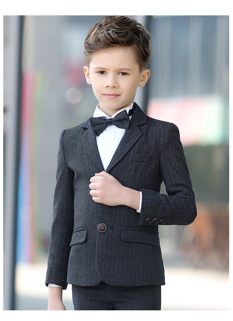儿童西装秋冬套装儿童礼服男童正装中大童小童男花童礼服男童西装